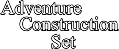Adventure Construction Set logo for Commodore 64
